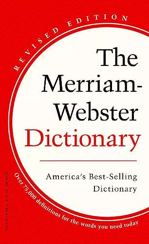 The Merriam-Webster Dictionary cover