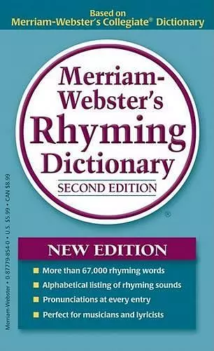 Merriam-Webster's Rhyming Dictionary cover