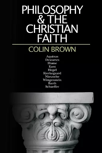 Philosophy the Christian Faith cover