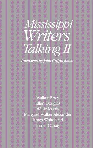 Mississippi Writers Talking II cover