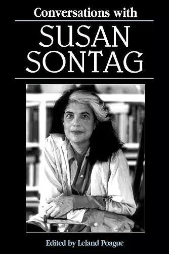 Conversations with Susan Sontag cover