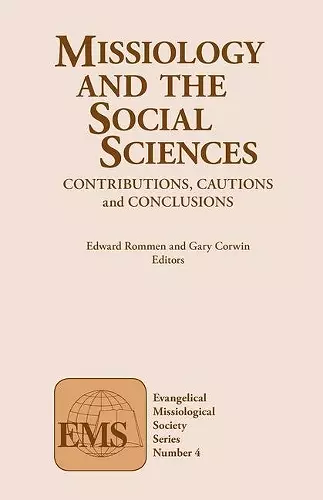 Missiology and the Social Sciences cover