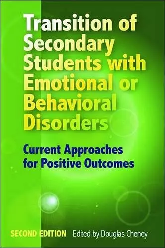 Transition of Secondary Students with Emotional or Behavioral Disorders cover