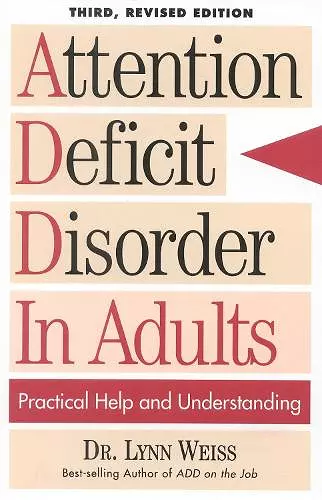 Attention Deficit Disorder In Adults cover