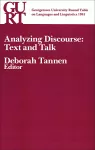 Georgetown University Round Table on Languages and Linguistics (GURT) 1981: Analyzing Discourse cover