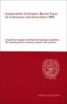 Georgetown University Round Table on Languages and Linguistics (GURT) 1990: Linguistics, Language Teaching and Language Acquisition cover