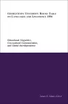 Georgetown University Round Table on Languages and Linguistics (GURT) 1994: Educational Linguistics, Cross-Cultural Communication, and Global Interdependence cover