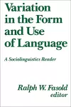 Variation in the Form and Use of Language cover