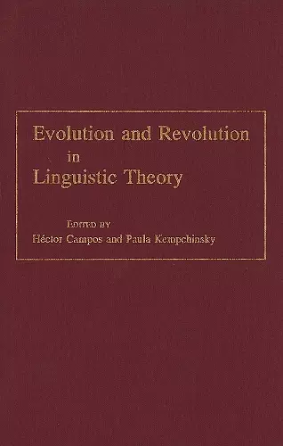 Evolution and Revolution in Linguistic Theory cover