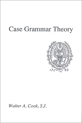 Case Grammar Theory cover