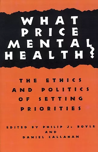 What Price Mental Health? cover