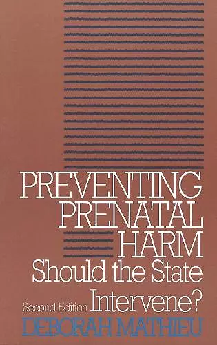 Preventing Prenatal Harm cover