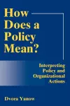 How Does A Policy Mean? cover