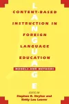 Content-Based Instruction in Foreign Language Education cover