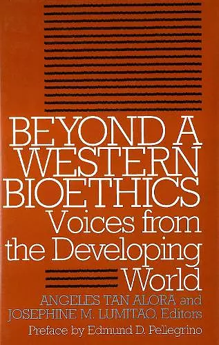 Beyond a Western Bioethics cover