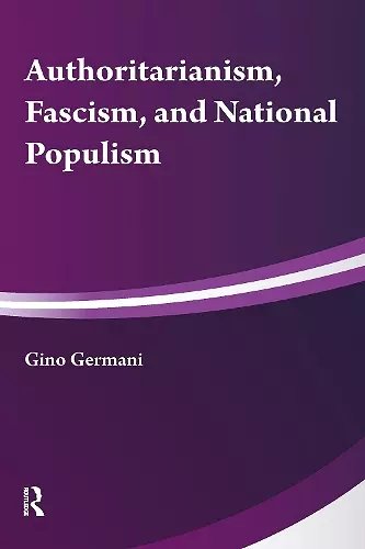 Authoritarianism, National Populism and Fascism cover