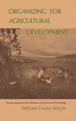 Organizing for Agricultural Development cover