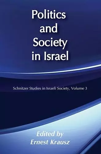 Politics and Society in Israel cover