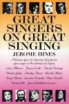 Great Singers on Great Singing cover