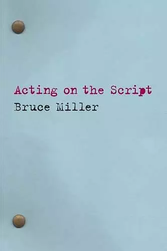 Acting on the Script cover