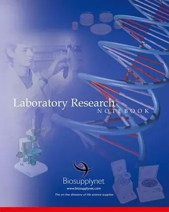 Biosupplynet Laboratory Research Notebook cover