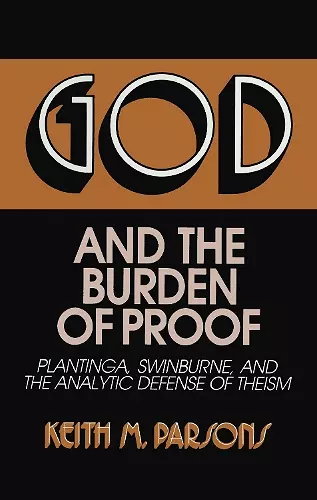 God and the Burden of Proof cover