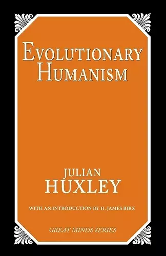 Evolutionary Humanism cover