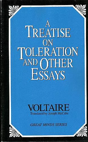 A Treatise on Toleration and Other Essays cover