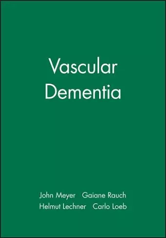 Vascular Dementia cover