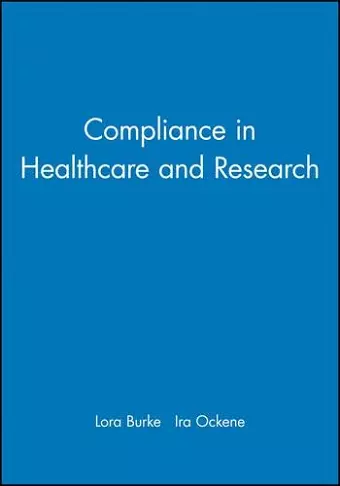 Compliance in Healthcare and Research cover