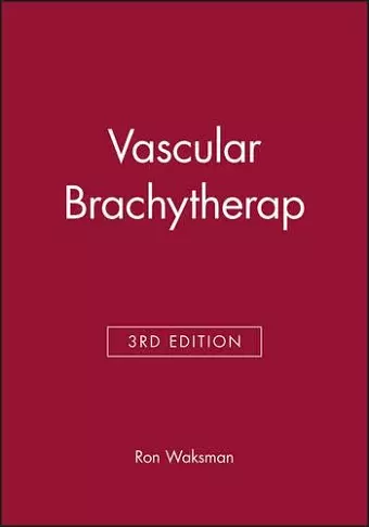 Vascular Brachytherap cover