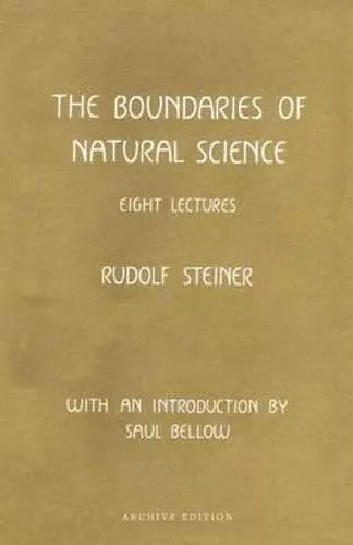 The Boundaries of Natural Science cover