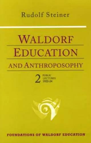 Waldorf Education and Anthroposophy cover