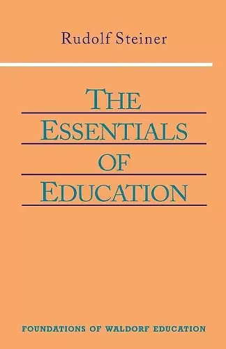 The Essentials of Education cover