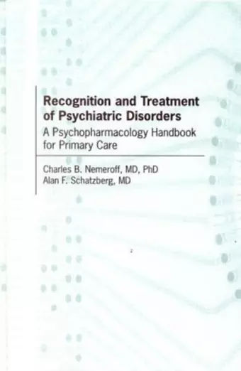 Recognition and Treatment of Psychiatric Disorders cover