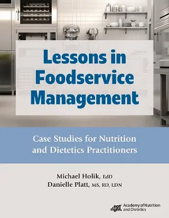 Lessons in Foodservice Management cover