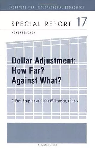 Dollar Adjustment – How Far? Against What? cover