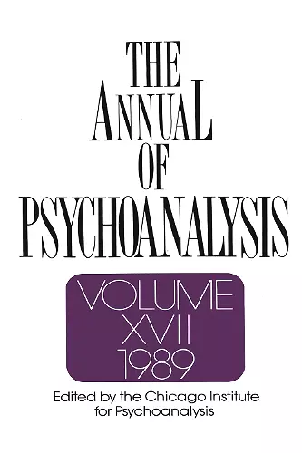 The Annual of Psychoanalysis, V. 17 cover