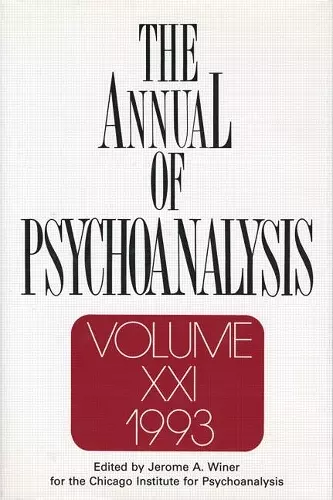 The Annual of Psychoanalysis, V. 21 cover