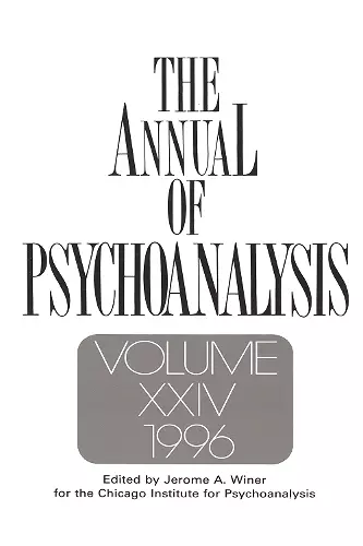 The Annual of Psychoanalysis, V. 24 cover