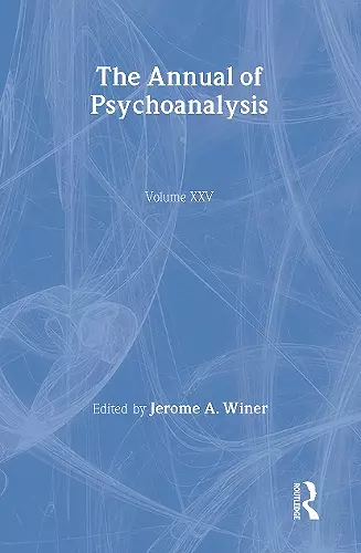 The Annual of Psychoanalysis, V. 25 cover