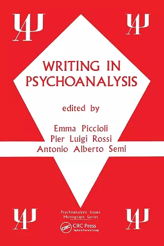 Writing in Psychoanalysis cover