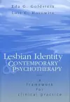 Lesbian Identity and Contemporary Psychotherapy cover