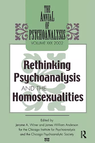 The Annual of Psychoanalysis, V. 30 cover