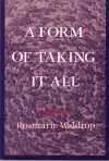 FORM OF TAKING IT ALL cover