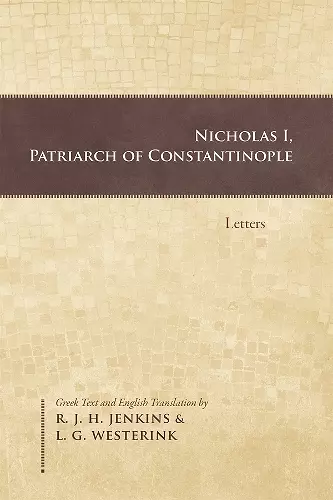 Nicholas I, Patriarch of Constantinople cover