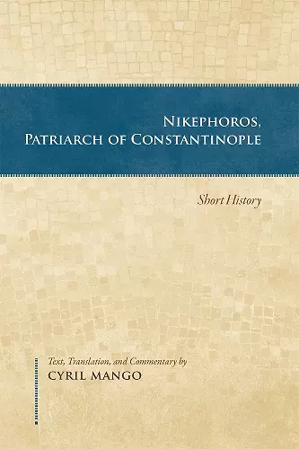 Nikephoros, Patriarch of Constantinople cover