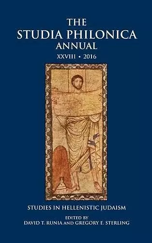 The Studia Philonica Annual XXVIII, 2016 cover