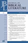 Journal of Biblical Literature 137.4 (2018) cover