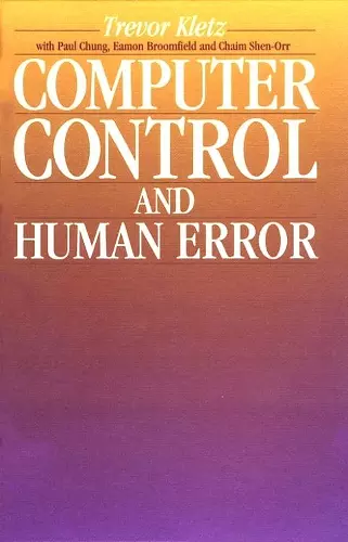 Computer Control and Human Error cover